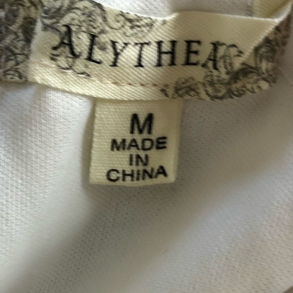 Alythea linen strapless dress Sz Medium - Picture 6 of 7